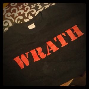 Black T-shirt with logo